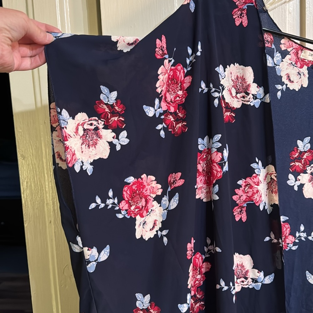 EUC Women’s Kimono top - Picture 4 of 7
